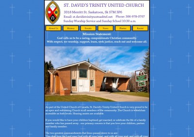St. David’s Trinity United Church Website