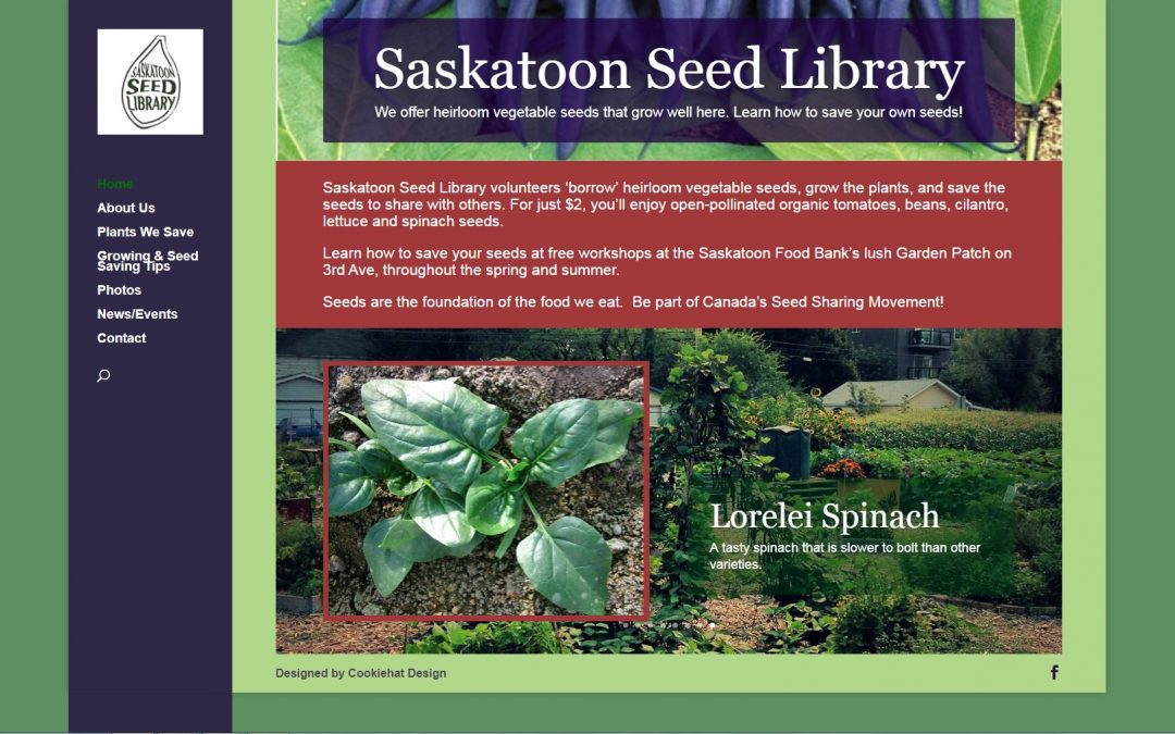 Saskatoon Seed Library Website